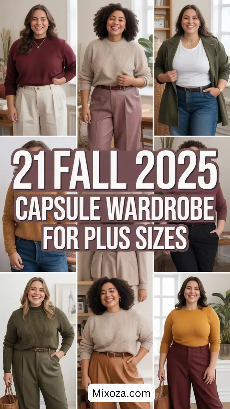 21 Fall 2025 Capsule Wardrobe Ideas for Plus Sizes That Feel Effortless & Elevated