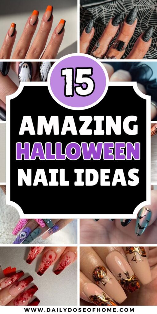 15+ Festive Halloween Nail Ideas to Impress Your Friends